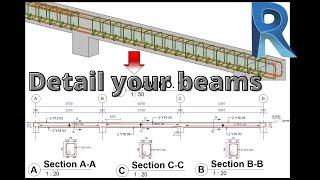 Revit structure _ How to detail rebar on a continuous beam in Revit