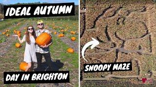 FALL DAY in Brighton Ontario | Apple Picking, Corn Maze, Coffee & Presqu'ile Provincial Park