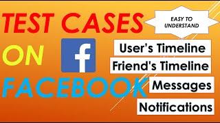 Test Cases on Facebook | Timeline | Notifications | Messages