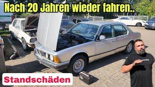 Nach 20 Jahren soll er auf die Straße. BMW E23.Oder Schrott.