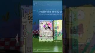 robo opens guaranteed fut birthday icon/hero pack and gets... 