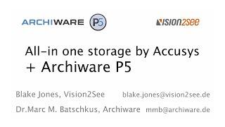 All-in-One Storage by Accusys and Archiware P5 - Archive & Backup to the ExaSAN LTO