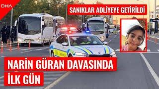 Narin Güran davasının ilk duruşması için tutuklu sanıklar Diyarbakır Adliyesi'ne getirildi