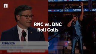 RNC vs. DNC Roll Calls