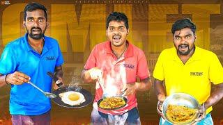 World's Best Double Egg Omelette Cooking Challenge  Telugu Experiments