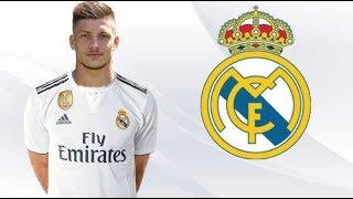 Luka Jovic Nuevo Jugador Del Real Madrid Skills y Goles 2018/19 -HD