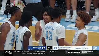 UNC vs American | 2024.11.15 | NCAAB Game