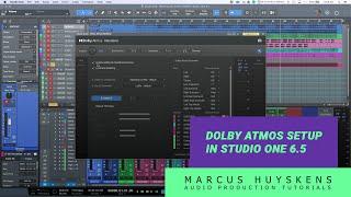 Getting Started with Dolby ATMOS in Studio One 6.5