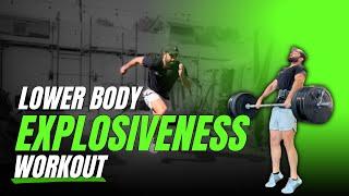 Advanced Explosive Lower Body Workout for Strength, Power, & Speed | Contrast Sets & Isometrics 