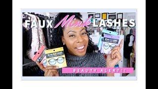 LA COLORS 3D Faux MINK LASHES ~ TRY ON & REVIEW!! | Walmart Haul....