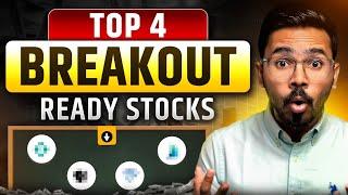 4 Breakout Ready Stocks for Swing Trading | Sunil Gurjar | Hindi