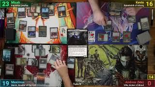 Decembonus #6 (Last Game of 2022!) Inq. Greyfax vs Marisi vs Ratadrabik vs Vilis #edh #cmdr game