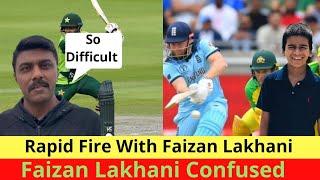 Rapid Fire With Faizan Lakhani | Faizan Lakhani | Ginger Sports