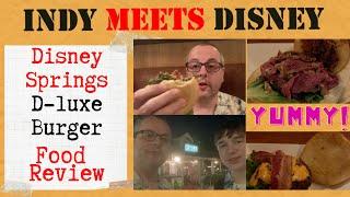 Disney Springs D-Luxe Burger Food Review | Disney Food Review 2022