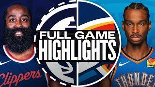 CLIPPERS at THUNDER | FULL GAME HIGHLIGHTS | November 11, 2024