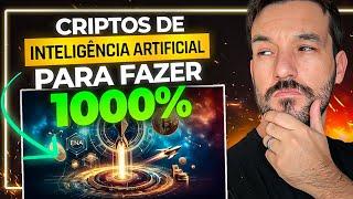 TOP 3 CRIPTOMOEDAS DE INTELIGÊNCIA ARTIFICIAL PARA FAZER 1000% EM 2024