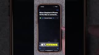 iPhone Hotspot Automation: Power On, Hotspot On!