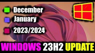 Windows 11 Update 23H2 January 2024 what changes does it bring