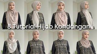 Tutorial Hijab Segiempat & Pashmina Oval/Curve Kondangan | Hijab Kondangan