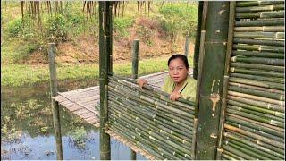 Mountain girl builds bamboo house 2024