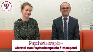 Psychotherapie - Wie wird man Psychotherapeutin / -therapeut? I Psychologie mit Prof. Erb