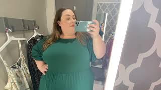 Inside the Plus Size Dressing Room at Target | Ava & Viv Transitions from Summer to Fall