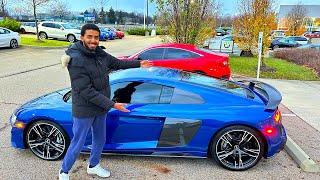 TAKING DELIVERY OF A NEW AUDI R8 V10 (PERFORMANCE)...