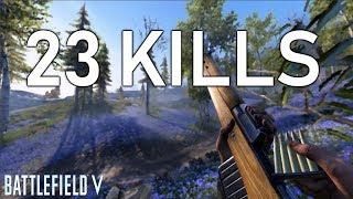 23 KILLS WORLD *RECORD* on SOLO FIRESTORM! | Battlefield V Record Kill Firestorm Gameplay