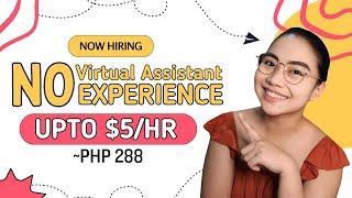 Upto P288/HR: NO VA EXPERIENCE REQUIRED | w/ FREE TRAINING + $90 ALLOWANCE | Work From Home PH 2024