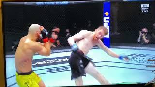 Marlon Moraes vs. Corey Sandhagen KO (BROKEN ORBITAL!)