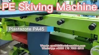 PE Skiving Machine | PE EPE XPE EVA PU Foam Splitting Machine