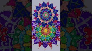 Persian Mandala #mandala #colourful #shorts #viral #youtubeshorts #persianmandala #short #therapy