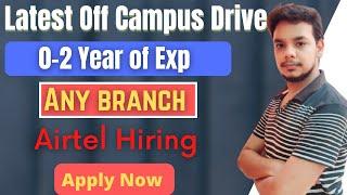 Biggest Hiring | Airtel Hiring | Freshers | Latest Off Campus Drive 2022 | SDE 1 | SDE 2