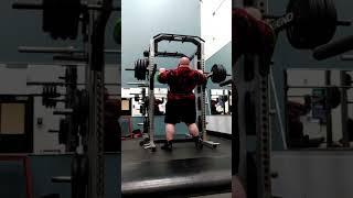 315 to 405lb Tempo Strict Behind Neck Press