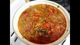 Борщ. Домашний рецепт вкусного борща. Как приготовить красный борщ.Борщ со свеклой.