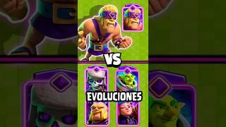 BARBAROS EVOLUCIONADOS vs TODAS LAS CARTAS EVOLUCIONADAS | #clashroyale