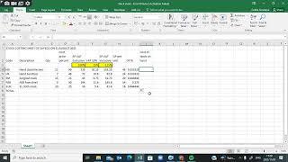 COMPUTERISED FINANCIAL SYSTEMS N5 - Stock sheet CFS N5 -24 May 2022 QUESTION PAPER