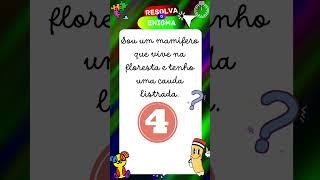 RESOLVA O ENIGMA 2 #ttanimalsworld #animals #quiz #kids