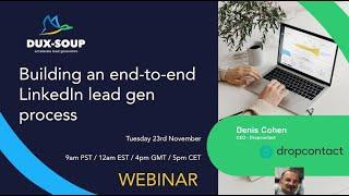 Building an end-to-end LinkedIn lead gen process