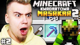 Dostałem od MAGISTRA specjalny KILOF... Minecaft Kwadratowa Masakra 2 #2