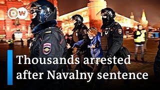 Global condemnation of Kremlin critic Alexei Navalny sentence | DW News