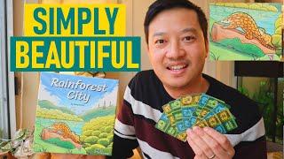 A Beautiful BEGINNER Board Game - Rainforest City Review