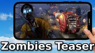 FIRST TEASER for Call of Duty Mobile Zombies!! | Call of Duty Mobile Zombies Gameplay Teaser
