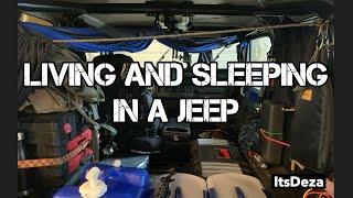 How To Live And Sleep In A Jeep Yj! (My Overland Rig)