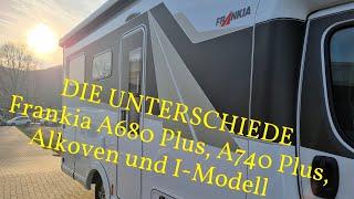 FRANKIA A680 plus & A740 plus | DAS sind die Unterschiede + Vergleich ALKOVEN vs. HUBBETT 