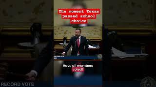 Texas Passes School Choice