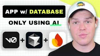 Build an app with a backend using AI in 19 min (V0, Cursor AI, Claude AI, Firebase)