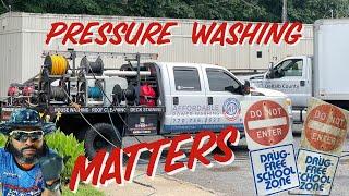 LOCAL SCHOOL PRESSURE WASHING PROJECT | COMMERCIAL CLEANING @powerwashingproga