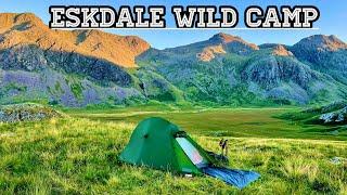 ESKDALE Wild Camp in the Shadow of the Scafells - 30degC and nearly killed to death by flying ants