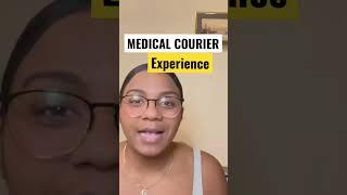 Working as a medical courier| independent contractor